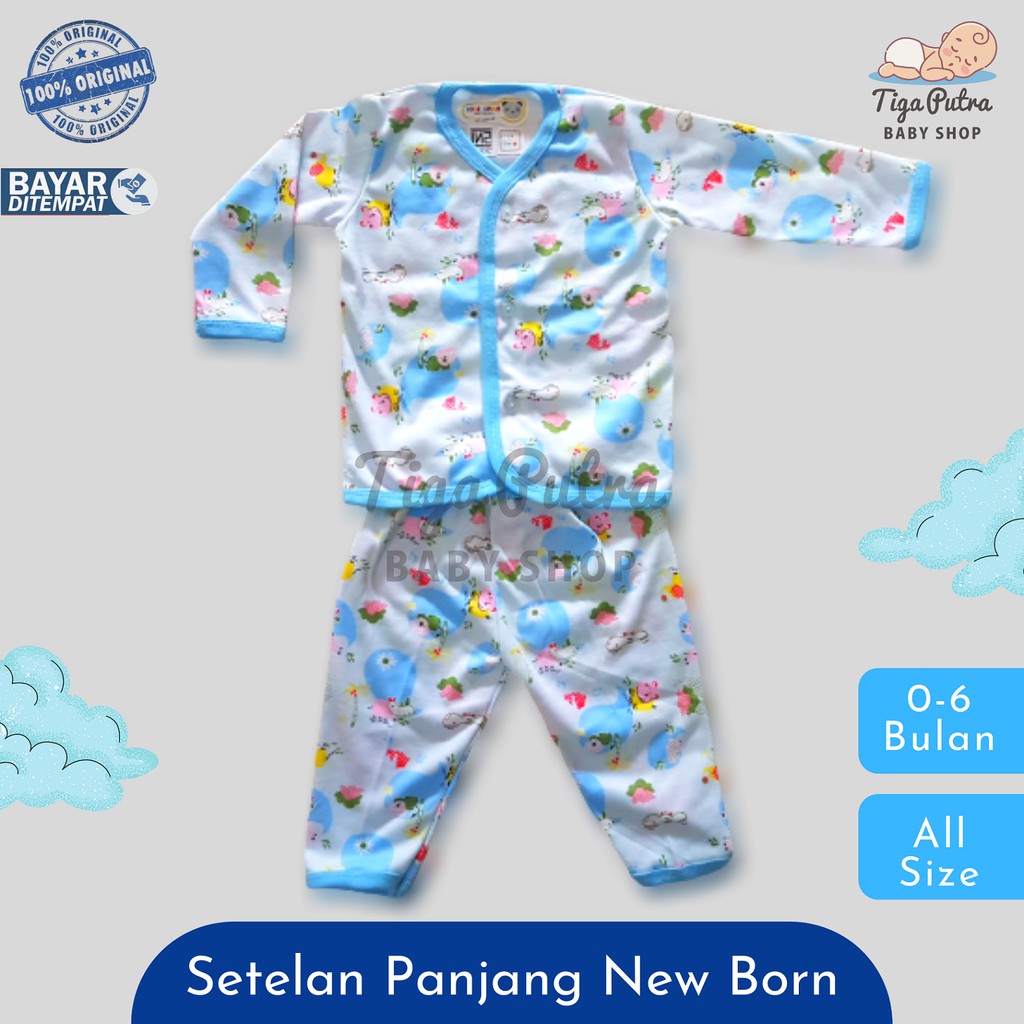 Setelan Panjang Baju Tidur Piyama Pajamas Bayi Anak Perempuan Laki Laki