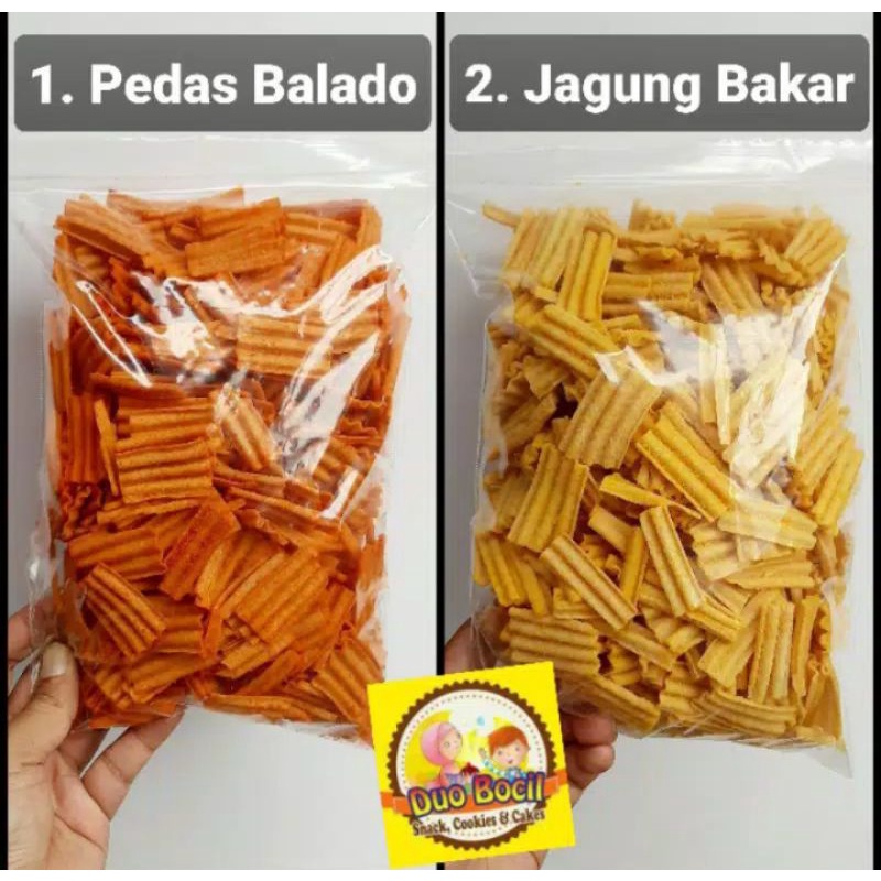 

keripik kentang/cemilan/makanan ringan 500g