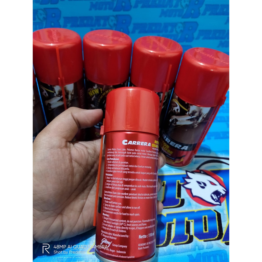 WD PELUMAS RANTAI MOTOR PENGHANCUR KARAT CARRERA CHAIN LUBE