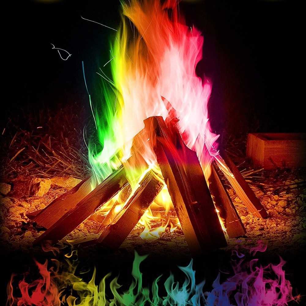 Bubuk Api Warna Warni Alat Sulap Magic Trick Fire Flame Powder 15g || Barang Unik Murah - YY064