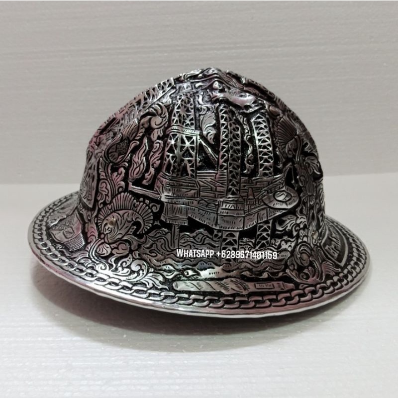 helm ukir tambang premium