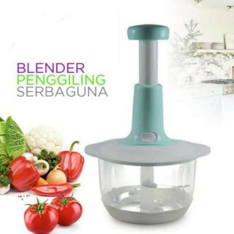 Blender Meat Grinder Serbaguna 4 Mata Pisau /vBlender Tekan Manual Serbaguna / Capsule Cutter Quatree Blender Kapsul Listrik