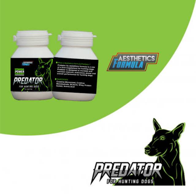 Predator Aesthetics Formula Vitamin Penambah Stamina Anjing