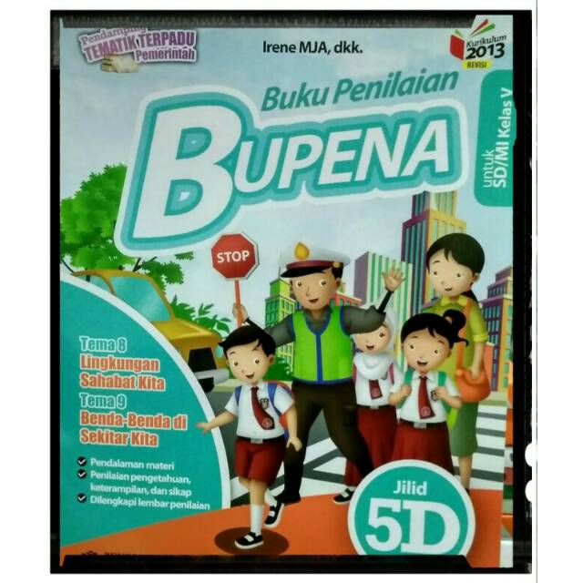 Bupena 5d Kelas 5 K13 Tema 8 9 Revisi Erlangga Shopee Indonesia