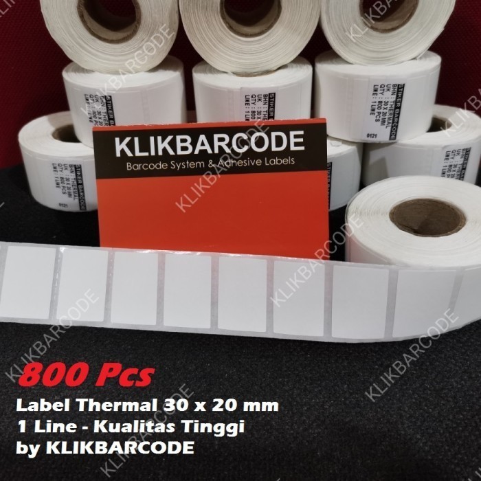 

PROMO LABEL THERMAL XPRINTER 30x20 - 30 x 20 STICKER THERMAL SEMARANG - 800 Pcs MURAH