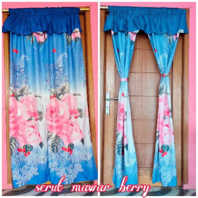 T17 GORDEN PINTU SERUT GORDEN SERUT SHABBY DEKORASI RUMAH PERLENGKAAN RUMAH