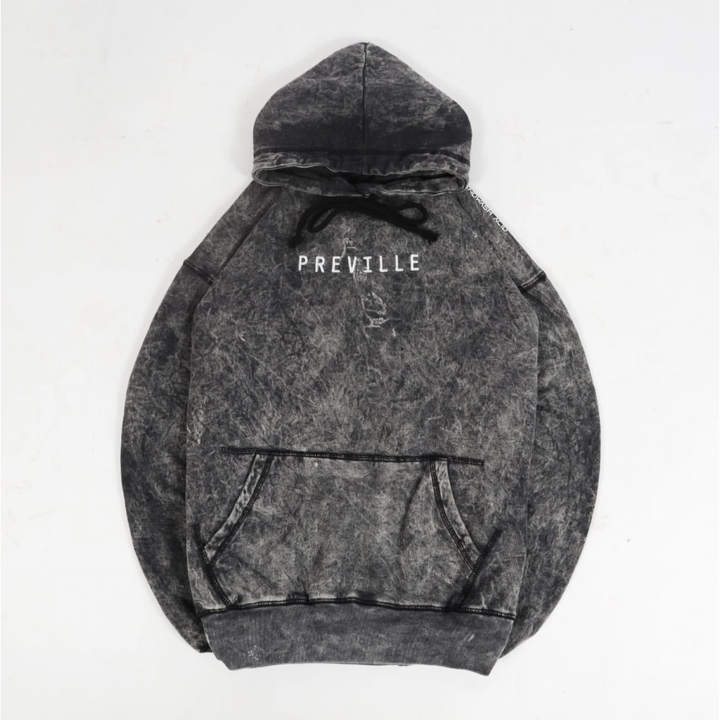 Jaket Sweater Hoodie PREVILLE SANDWASH – Fashion Trendy Casual Unisex Good Brand Quality 99% Realpict