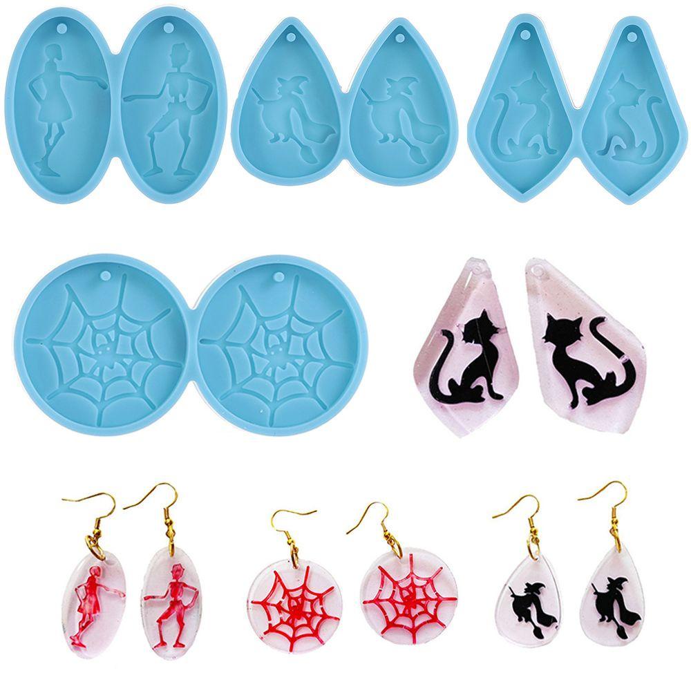 Preva Anting Cetakan Resin Handmade UV Epoxy Menjuntai Crystal Resin Silicone Mold