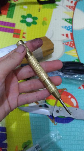 Auto Center Punch Hammer Pembuat Marking Titik Tengah Bor Tanpa Palu