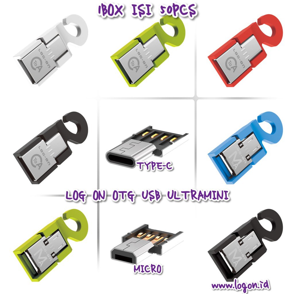 LOG - ON Mini OTG micro USB - OT08 ultra mini SATUAN