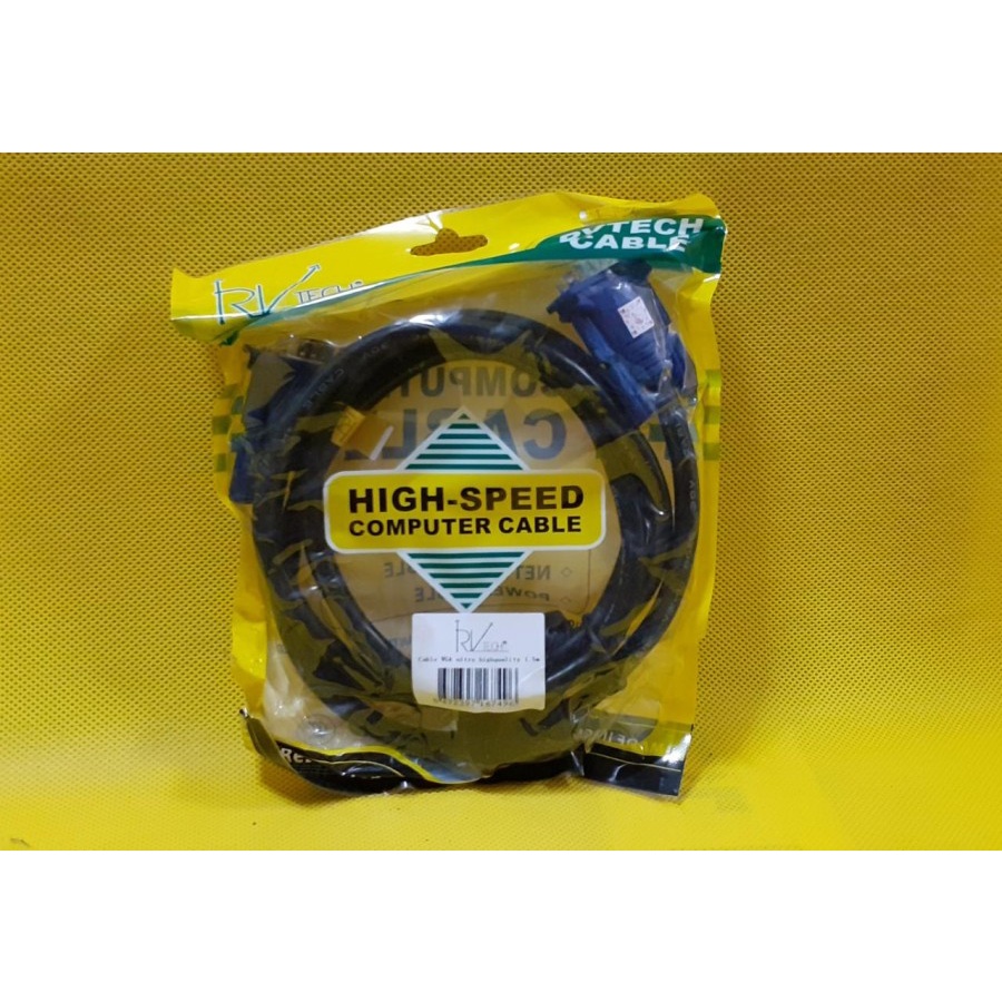 KABEL VGA 1.5 METER RVTECH / KABEL RVTECH
