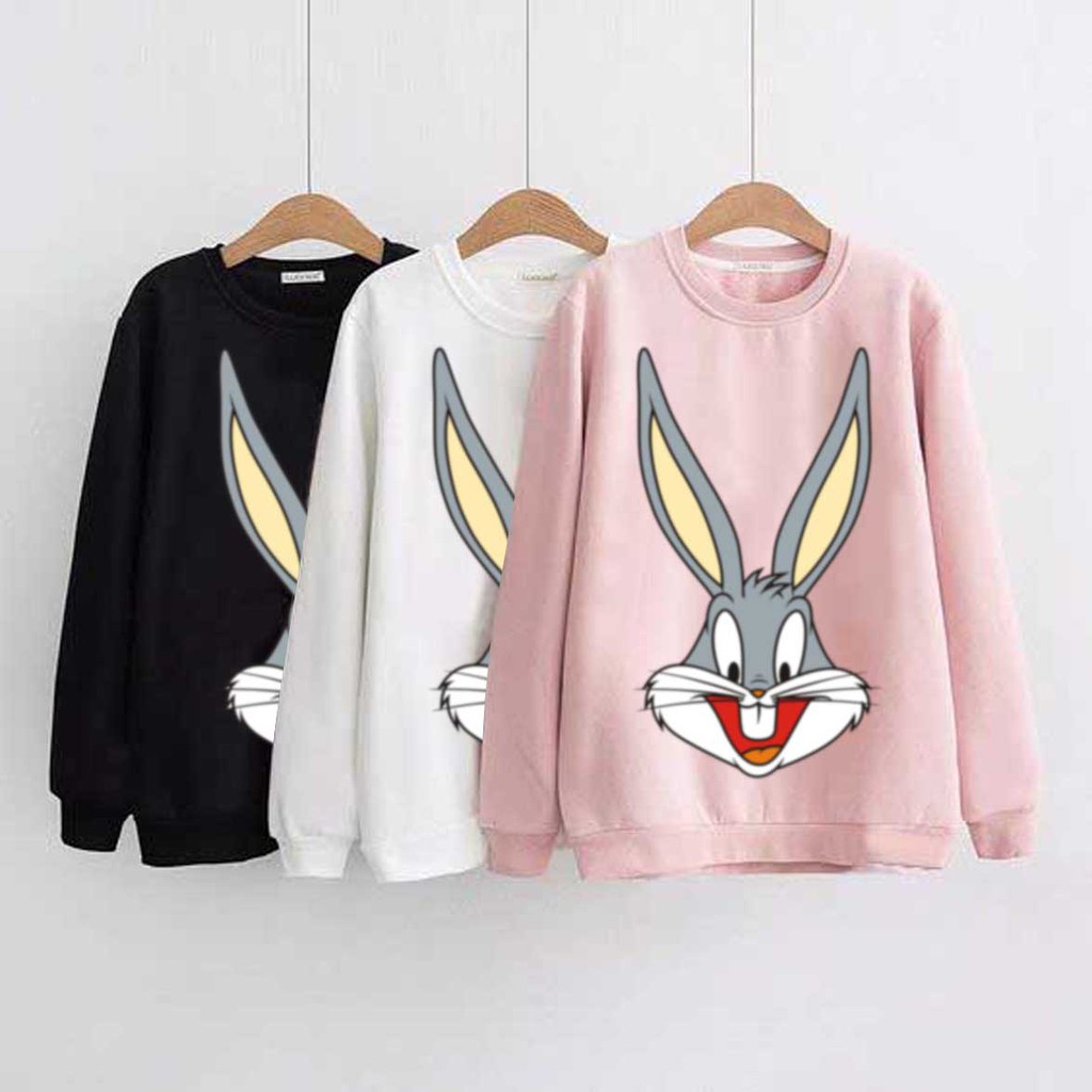 Bess - Sweater Lengan Panjang Murah / Sweater Wanita BUNNY RABBIT