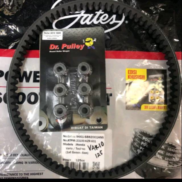 Vanbelt vario 125 paket roller Dr pulley