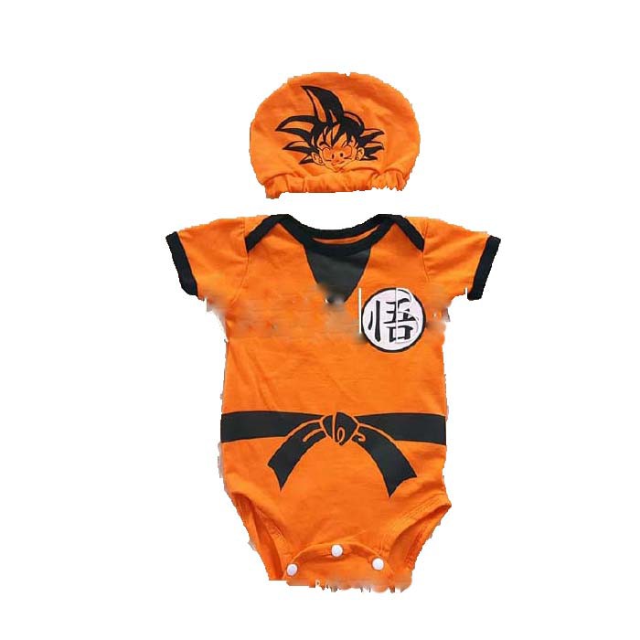 Jumper Bayi Lucu Jumper Kostum Karakter Bayi Dragon Ball