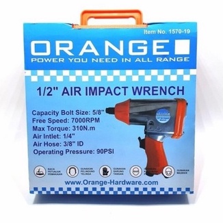 Impact wrench ORANGE 1/2  mesin pembuka baut ban bor set impact buka baut motor mobil serbaguna