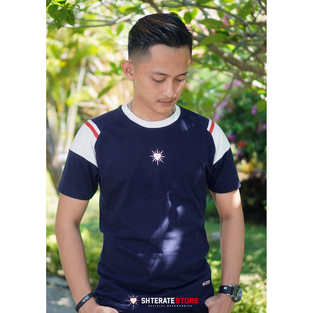 T-Shirt Two Colour PSHT Mural Barong Dark Navy