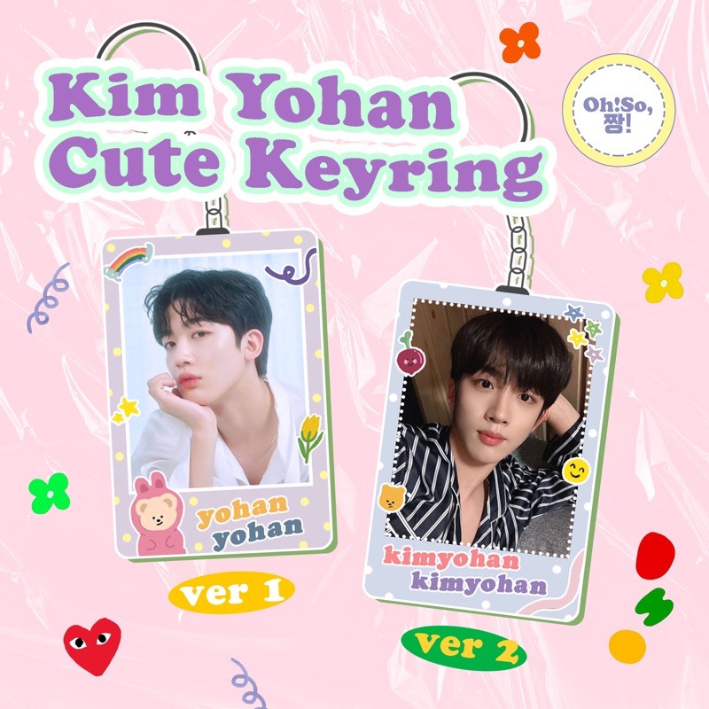 KIM YOHAN CLEAR KEYRING KEYCHAIN GANTUNGAN KUNCI