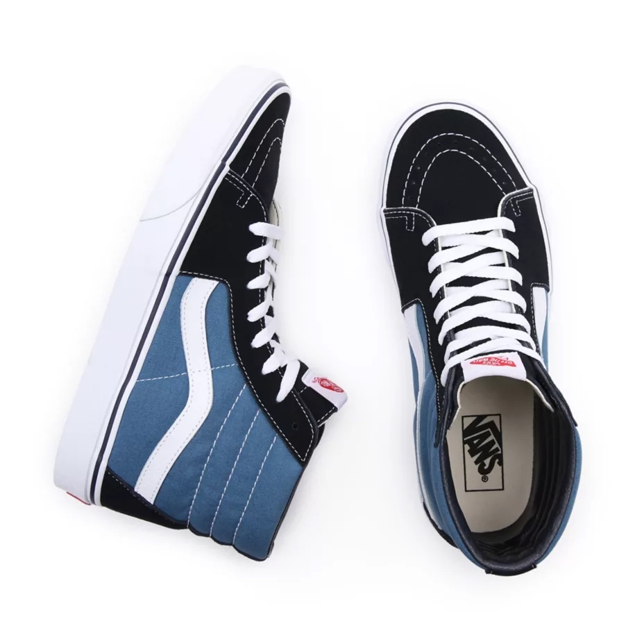 SALE DISKON! V4NS SK8-HI NAVY/WHITE CLASSIC 100% ORIGINAL BNIB