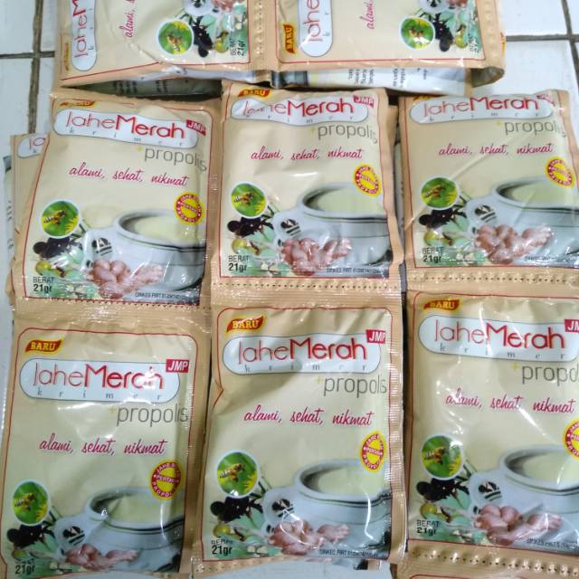 

Jahe Merah Krimer plus Propolis Sachet