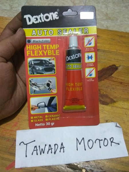 LEM KACA DEXTONE AUTO SEALER SILICONE SEALANT LEM KACA RUBBER HITAM 30GR