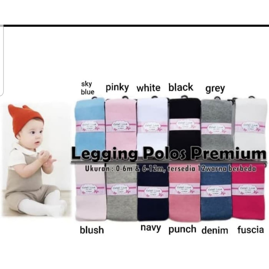 Legging Stocking Baby Polos Premium Catell Love | Gap