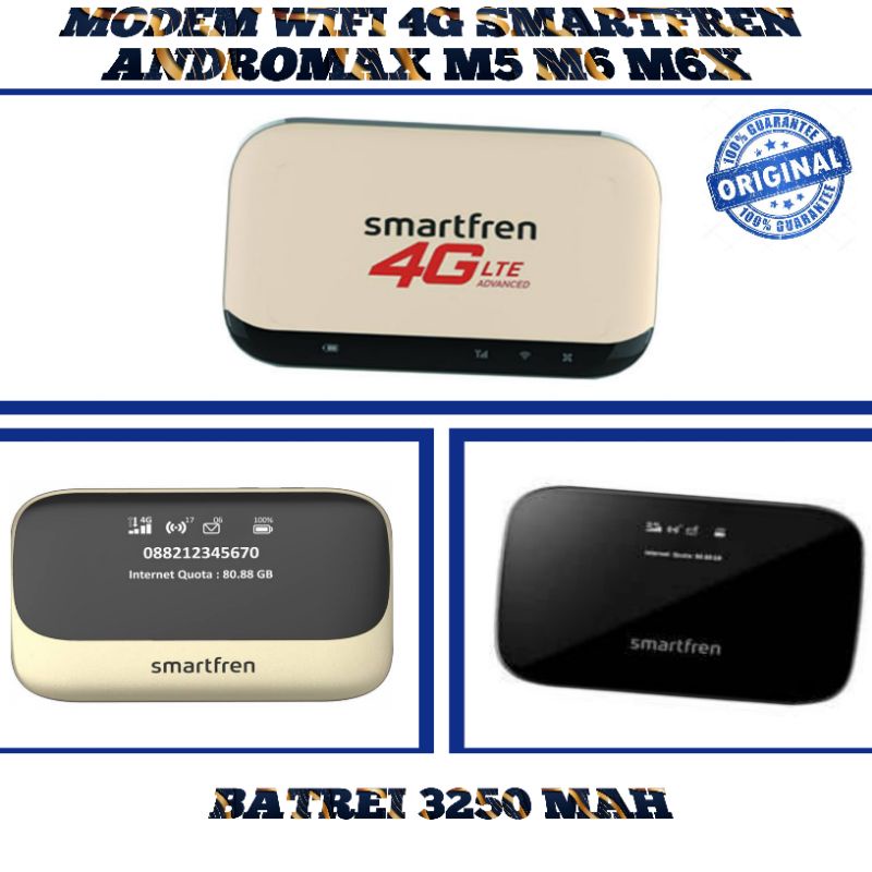 MODEM WI-FI SMARTFREN ANDROMAX M2Y, M3Y, M3Z, M5, M6, M6X ( BEKAS )