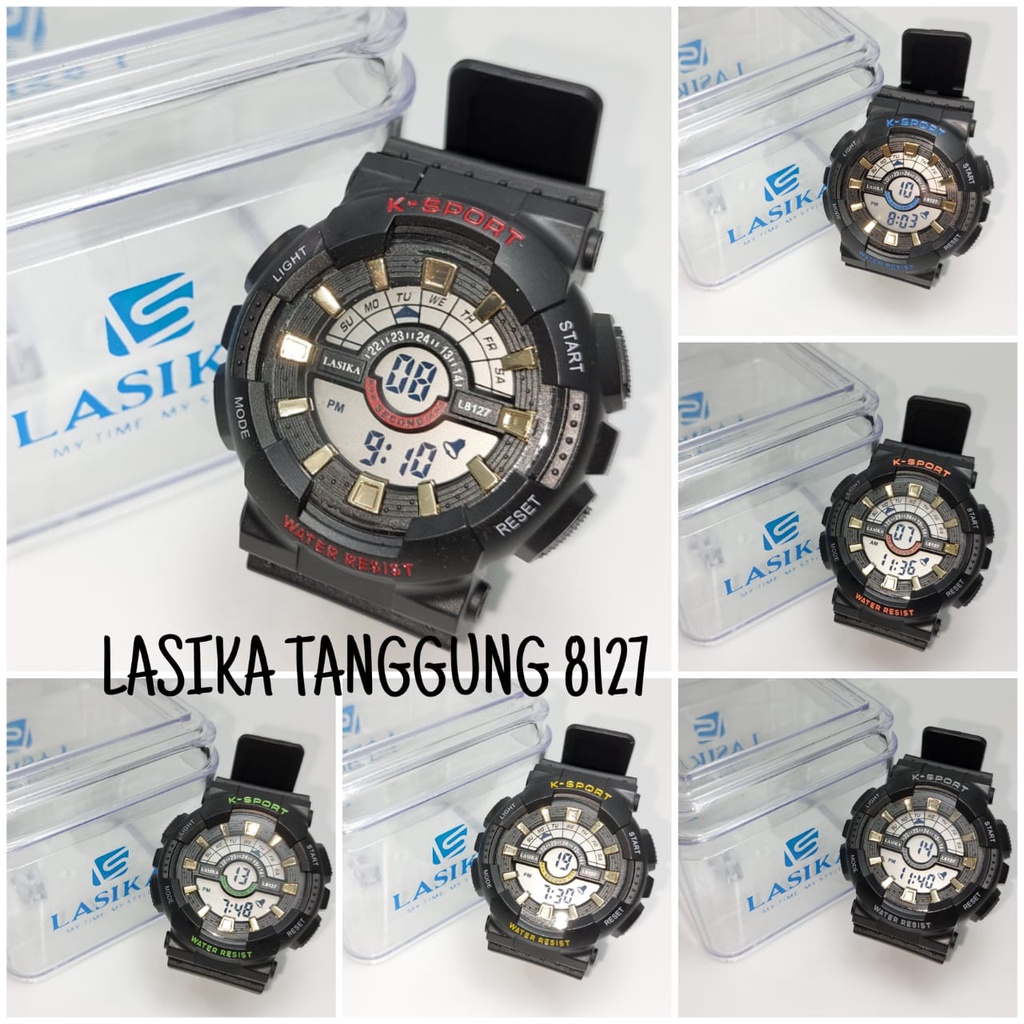 JAM TANGAN COWO ANTI AIR SPORT LAKI LAKI FREE BOX