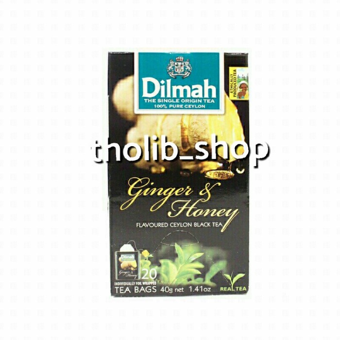 

Dilmah envelope ginger & honey 20's box