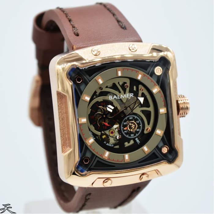 Balmer B.7982MR Rosegold Leather Dark Brown Original