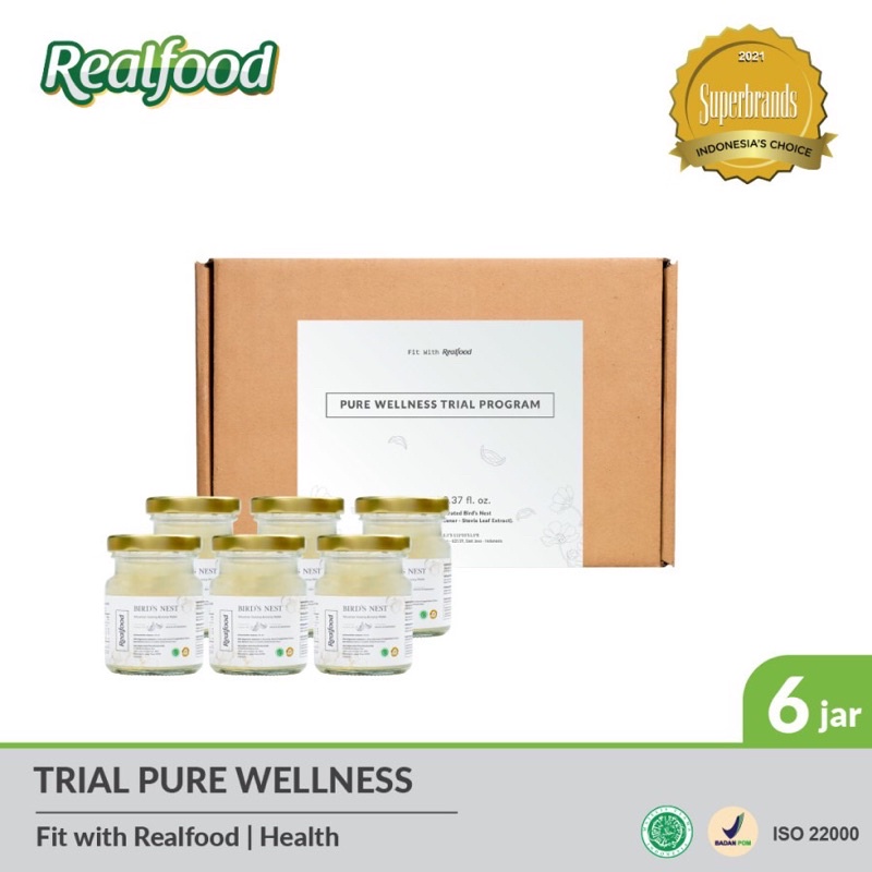 

Realfood Trial Pure Wellness Minuman Sarang Burung Walet + Daun Stevia