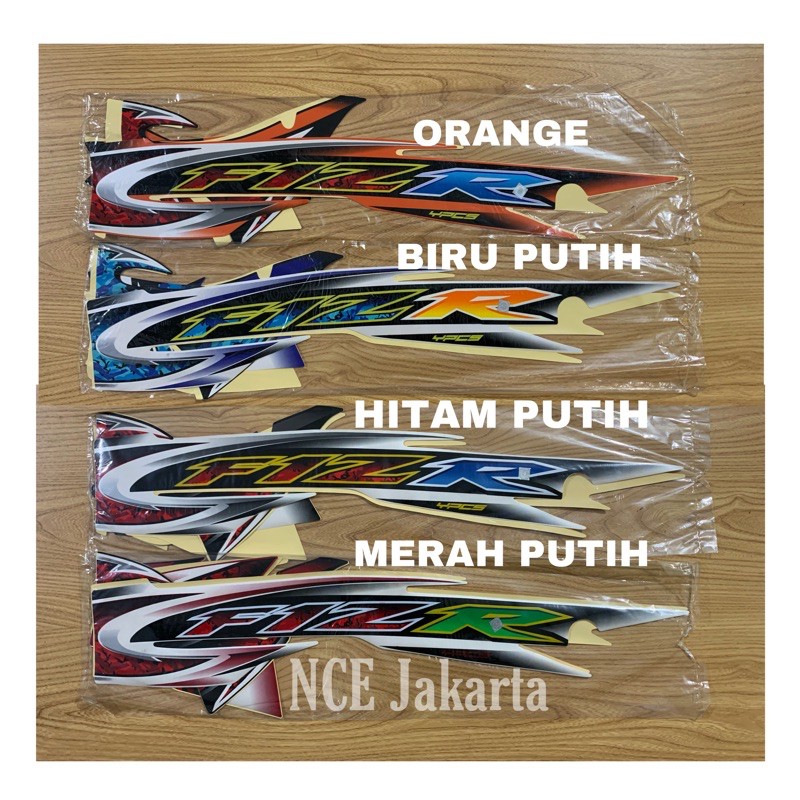 STIKER STRIPING F1ZR TAHUN 2005