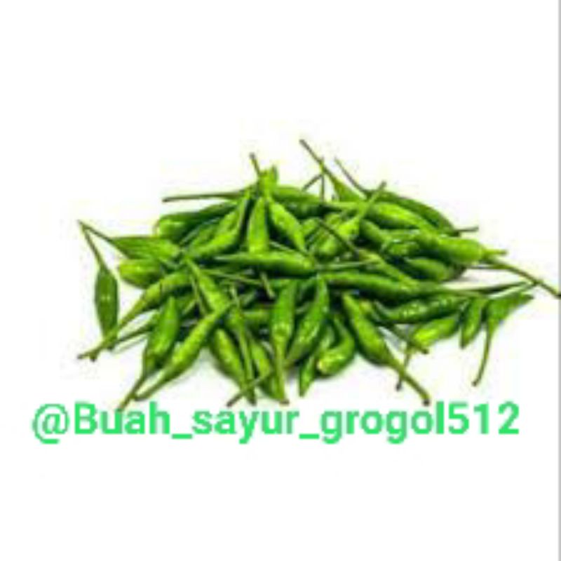 Cabe rawit ijo / cabe rawit _ 100gr