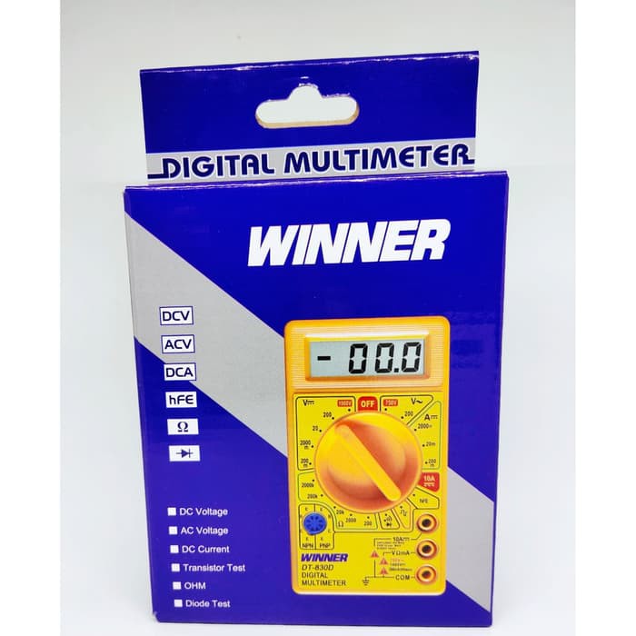 Digital Multimeterl WINNER DT-830D Buzzer Multitester Avometer tester