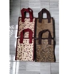 TasTerpal Motif Mini Tas Jinjing Tas Bekal Makanan Totebag Serbaguna