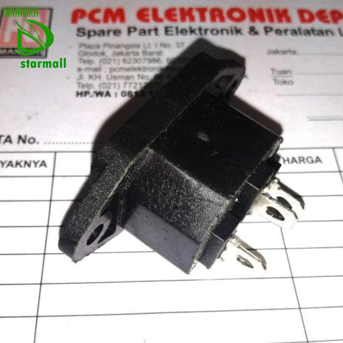 Soket Ac In Let / Ac Inlet Male 3 Pin 3 Kaki Pcmelebik54 Juara