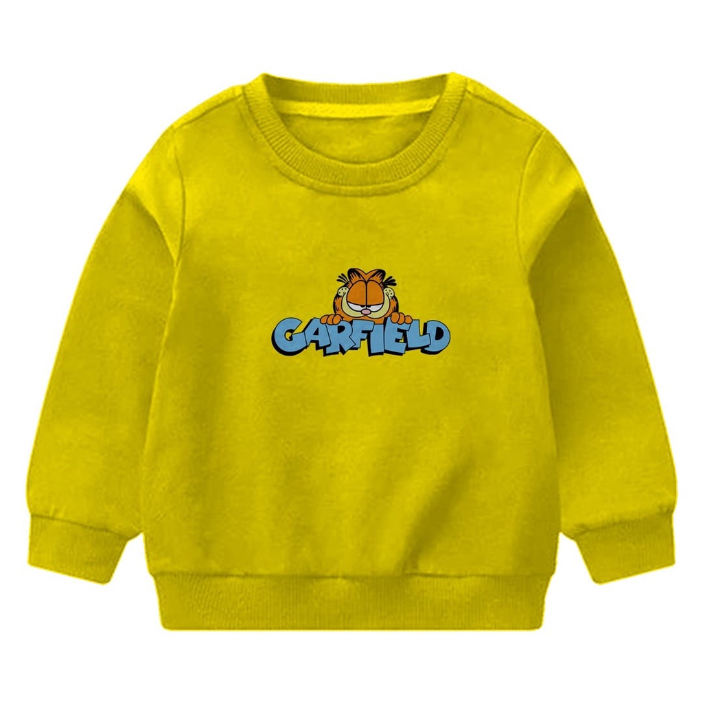 SWEATER ANAK GARFIELD - ATASAN ANAK KEKINIAN PREMIUM