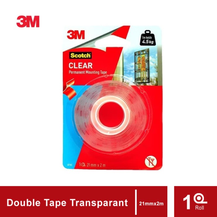 

3M Scotch Double Tape VHB Mounting Transparant Bening 4010C