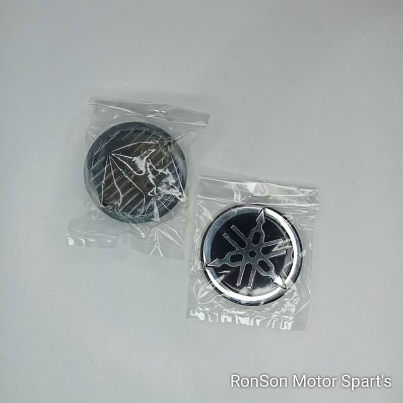 Emblem Logo 3D Timbul YAMAHA Untuk Motor RX King Nmax Byson Scorpio Vixion