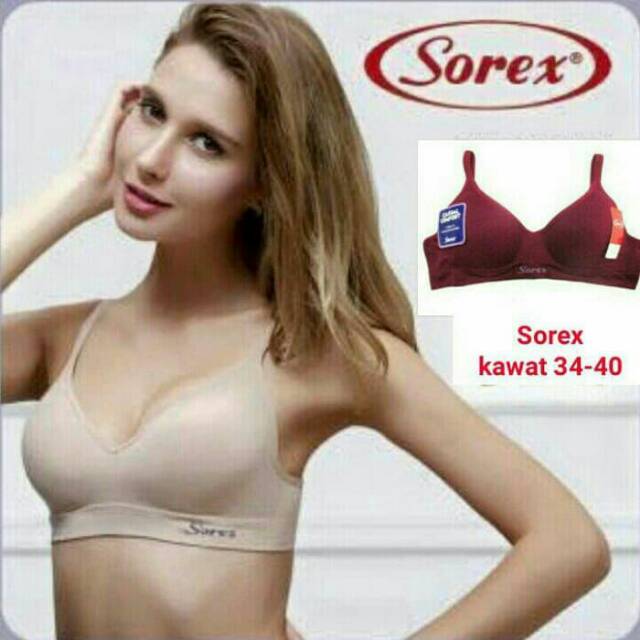 Bh Sorex 65002 Kawat Busa Size 34 36 38 40 Premium Import / Bra Wanita Original Sorex 65002 Kawat