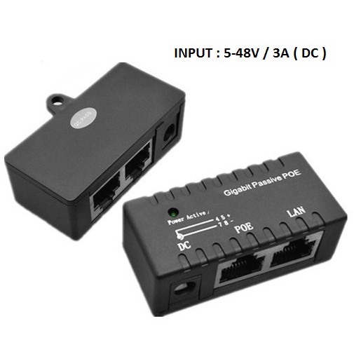 Poe Gigabit Passive Poe Gigabit Adapter Power Over Ethernet Adapter