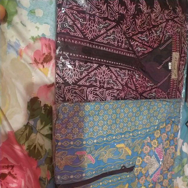 New Tunic Batik Warna Soft Zipper Depan | Seragam Batik