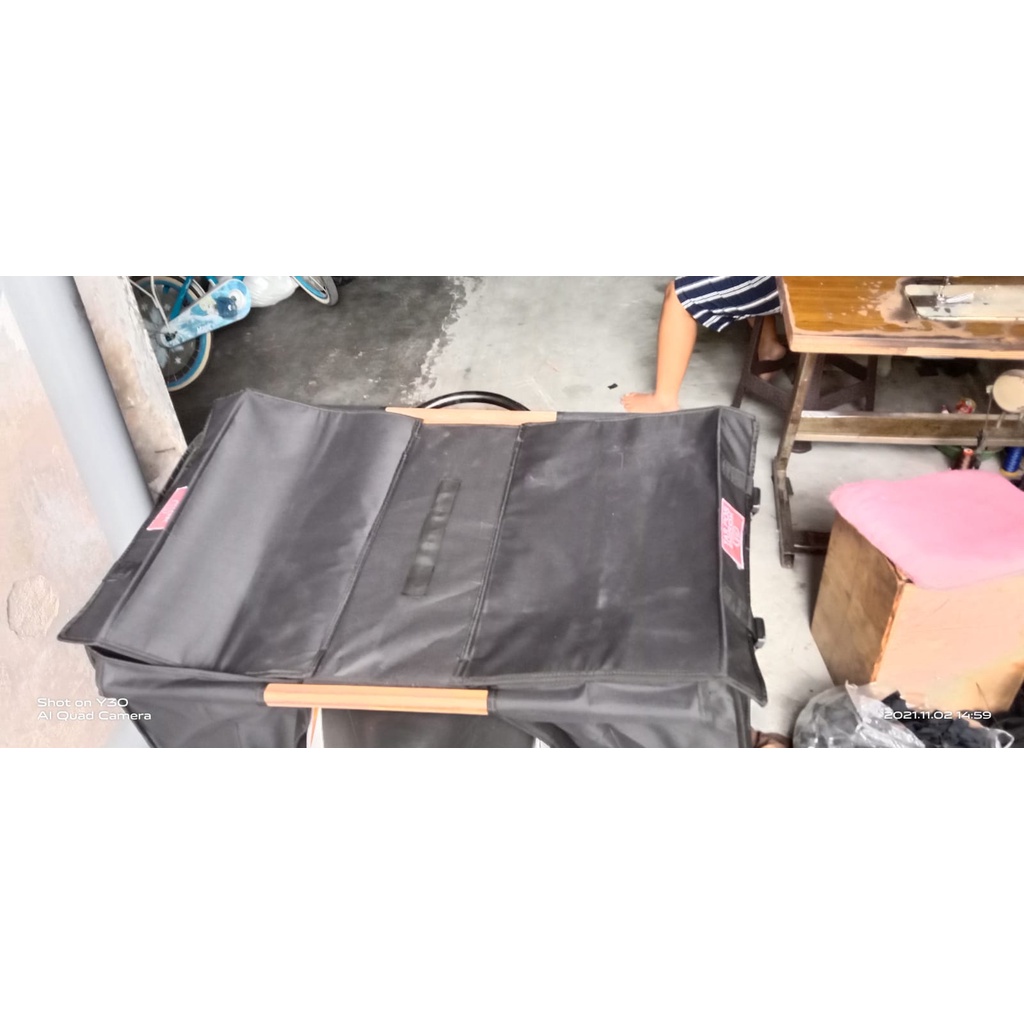 TPOS Tas Motor Anti Air Tebal Kuat Tas Obrok Pos Kurir Keranjang Motor Kecil