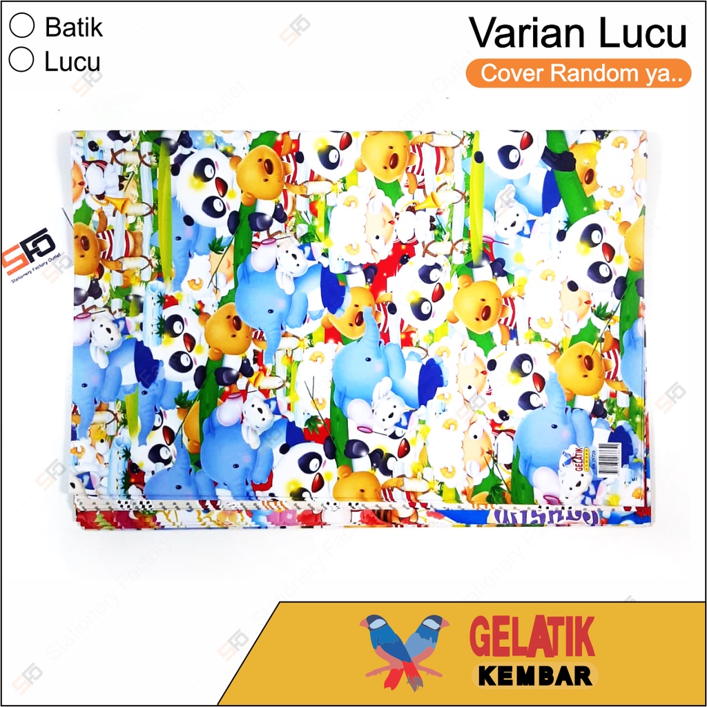 

10 pcs Kertas Kado Gelatik Kembar