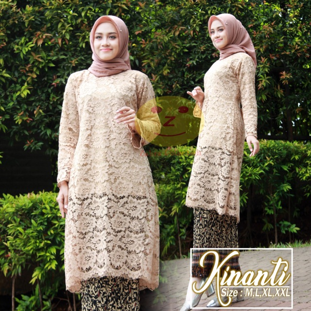 KEBAYA BRUKAT / KINANTI / ROK PLISKET / KEBAYA KNF / SETELAN BATIK / KAIN BATIK