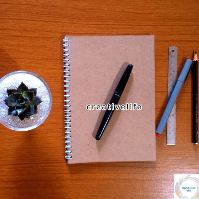 Notebook Spiral Dot Grid A5 | Buku catatan - Dotted PROMO