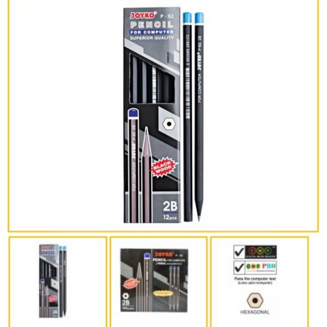 

PENSIL JOYKO 2B P-92 isi 12 pcs