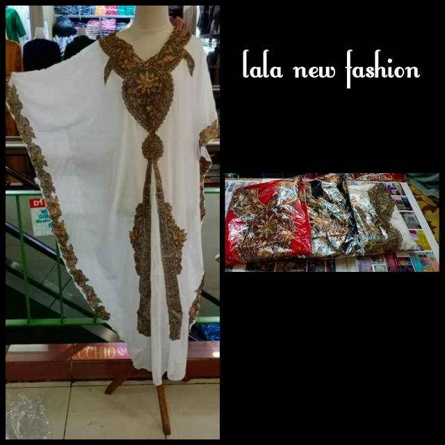 Kaftan ceruty bordir Luna maya