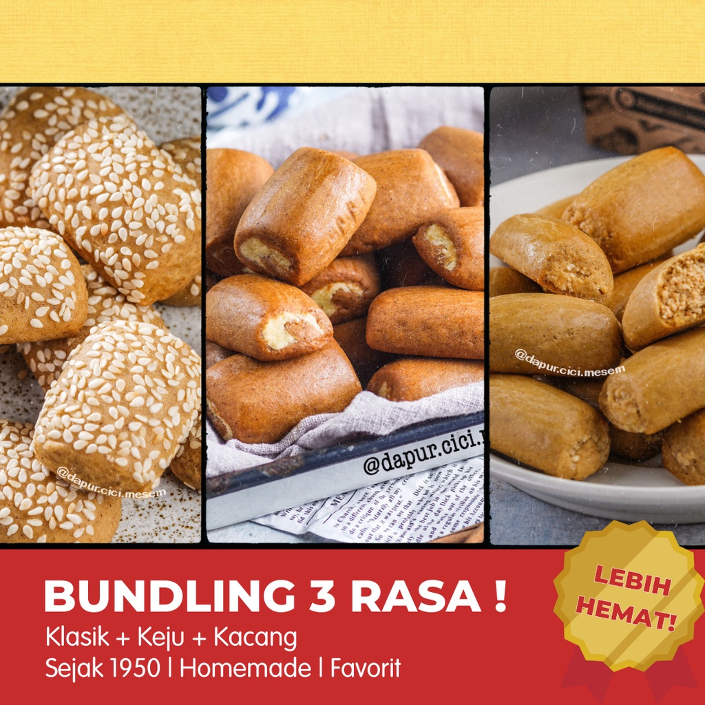 Paket Hemat 3 Pax Kue Gambang ( Promo 10.10 ) khas Dapur Cici Mesem