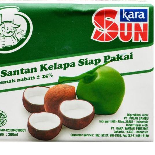 

12.12 MALL Sun Kara Santan Kelapa 2 x 200 mL new