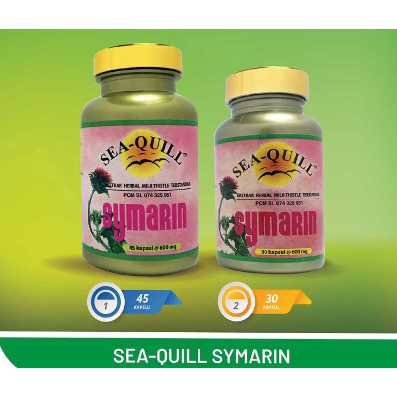 SEA QUILL SYMARIN MAX 45 TABLET 30 TABLET SUPLEMEN KESEHATAN HATI
